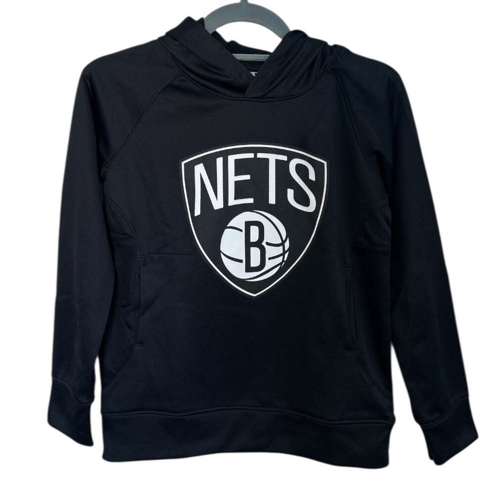 Gen2 NBA Brooklyn Nets Youth Hoodie Black Size Small 8 Hooded Sweatshirt Boys